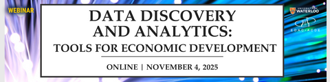 Data Discovery and Analytics:  Tools for Economic Development Fall 2025